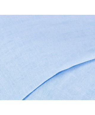 Coton uni bleu clair