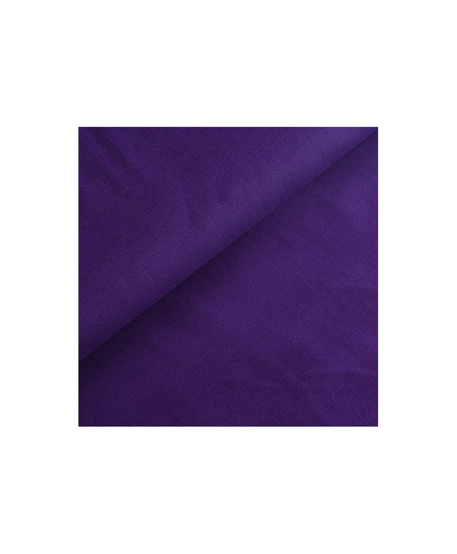 Coton uni violet