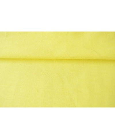 Coton uni jaune