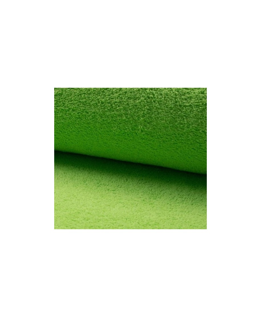 Coton éponge vert anis
