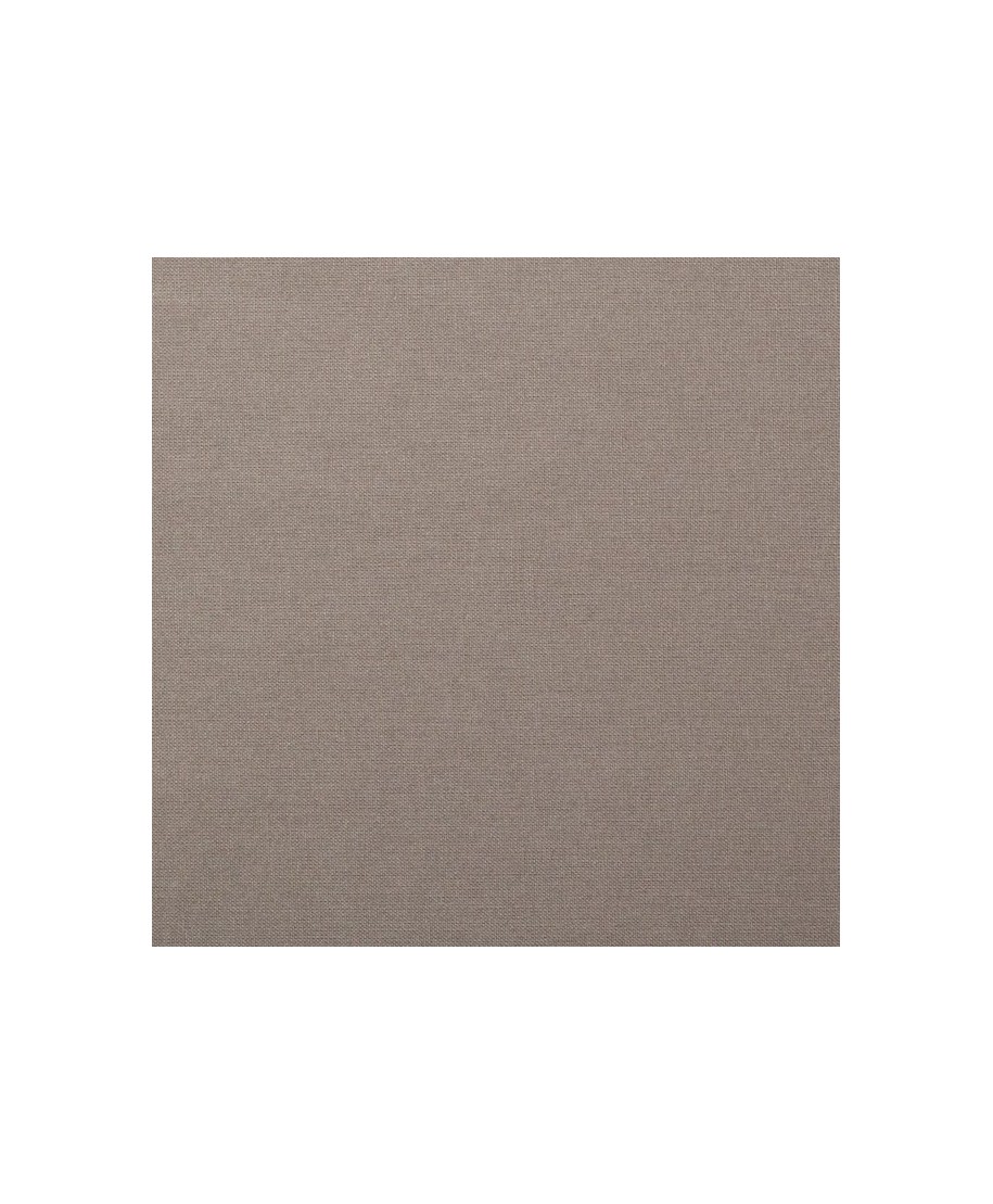 Coton uni taupe